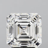 Lab-Grown 5.13 Carat Asscher Cut Diamond color D Clarity VS2, precious stones, engagement diamonds