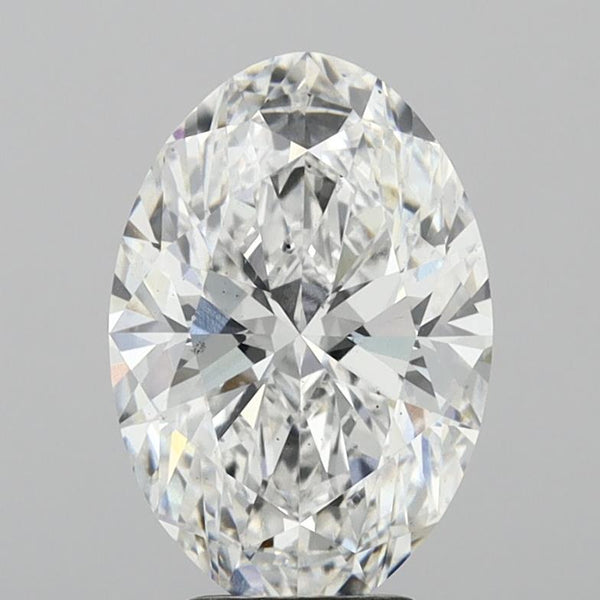 Lab-Grown 5.01 Carat Oval Shape Diamond color E Clarity VS2, precious stones, engagement diamonds