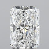 Lab-Grown 2.52 Carat Radiant Cut Diamond color E Clarity VS2, precious stones, engagement diamonds