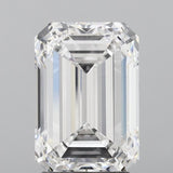 Lab-Grown 3.54 Carat Emerald Cut Diamond color D Clarity VS1, precious stones, engagement diamonds