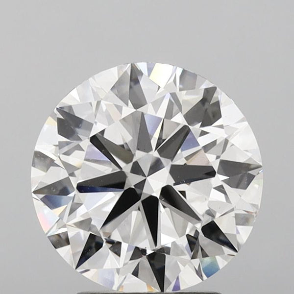 Lab-Grown 4.01 Carat Round Brilliant Diamond color E Clarity VS2, precious stones, engagement diamonds