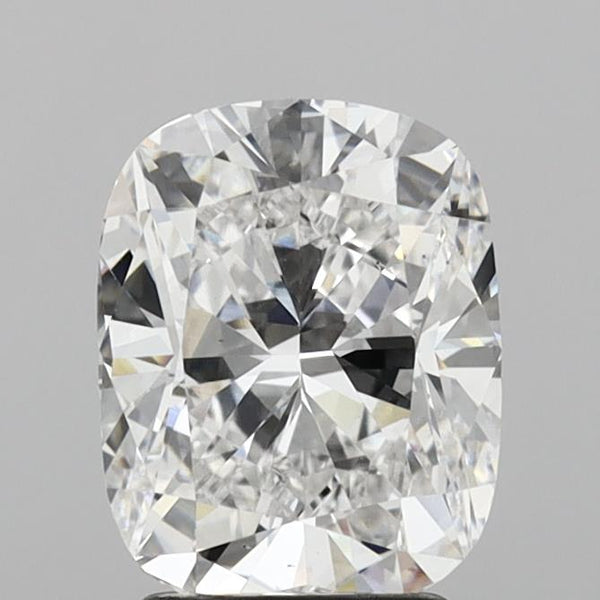 Lab-Grown 3.01 Carat Cushion Brilliant Diamond color E Clarity VS2, precious stones, engagement diamonds