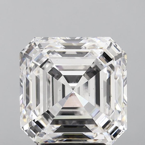 Lab-Grown 6.41 Carat Asscher Cut Diamond color E Clarity VS1, precious stones, engagement diamonds