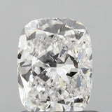 Lab-Grown 1.00 Carat Cushion Brilliant Diamond color D Clarity VS2, precious stones, engagement diamonds