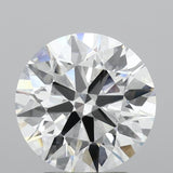 Lab-Grown 4.02 Carat Round Brilliant Diamond color E Clarity VS2, precious stones, engagement diamonds