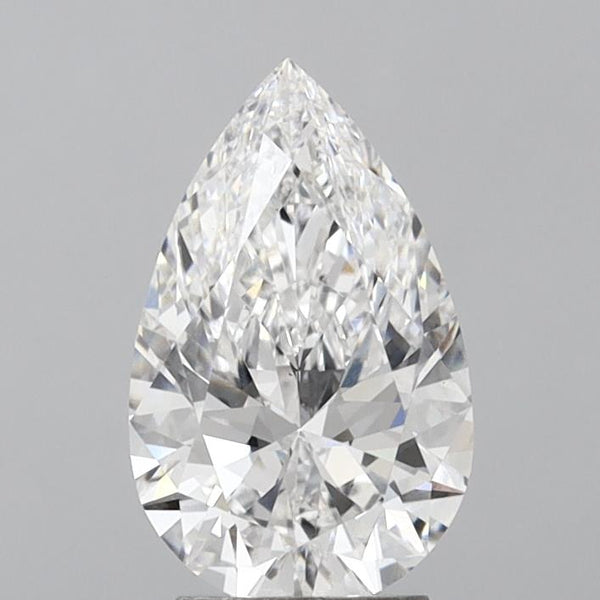 Lab-Grown 3.02 Carat Pear Shape Diamond color D Clarity VS2, precious stones, engagement diamonds