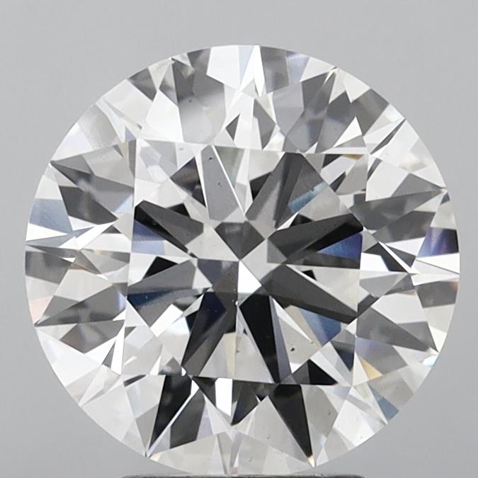 Lab-Grown 5.06 Carat Round Brilliant Diamond color E Clarity VS2, precious stones, engagement diamonds