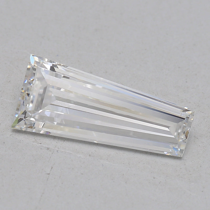 4.57 Carat Tapered Baguette Shape Diamond color L Clarity I1, natural diamonds, precious stones, engagement diamonds