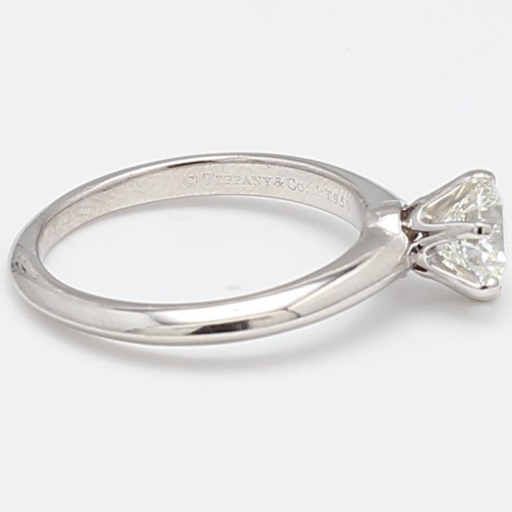 Tiffany & Co 1.15 Carat Round Brilliant H VS1 Diamond Platinum Engagement Ring