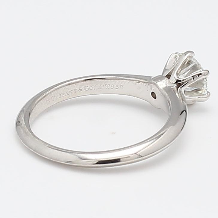 Tiffany & Co 1.15 Carat Round Brilliant H VS1 Diamond Platinum Engagement Ring