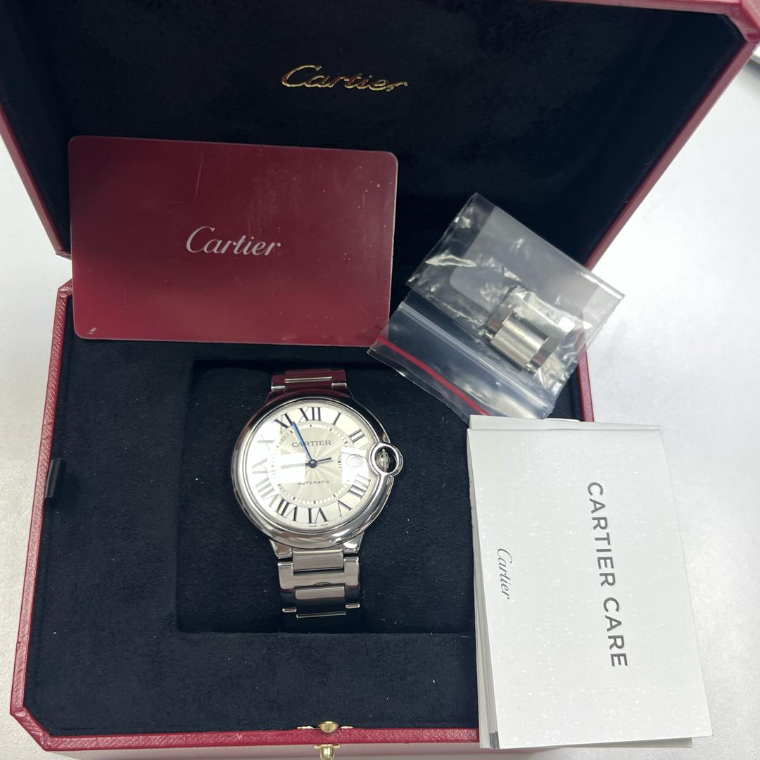 Cartier Ballon Bleu 42mm Stainless Steel Watch 2020 Box Papers Full Links