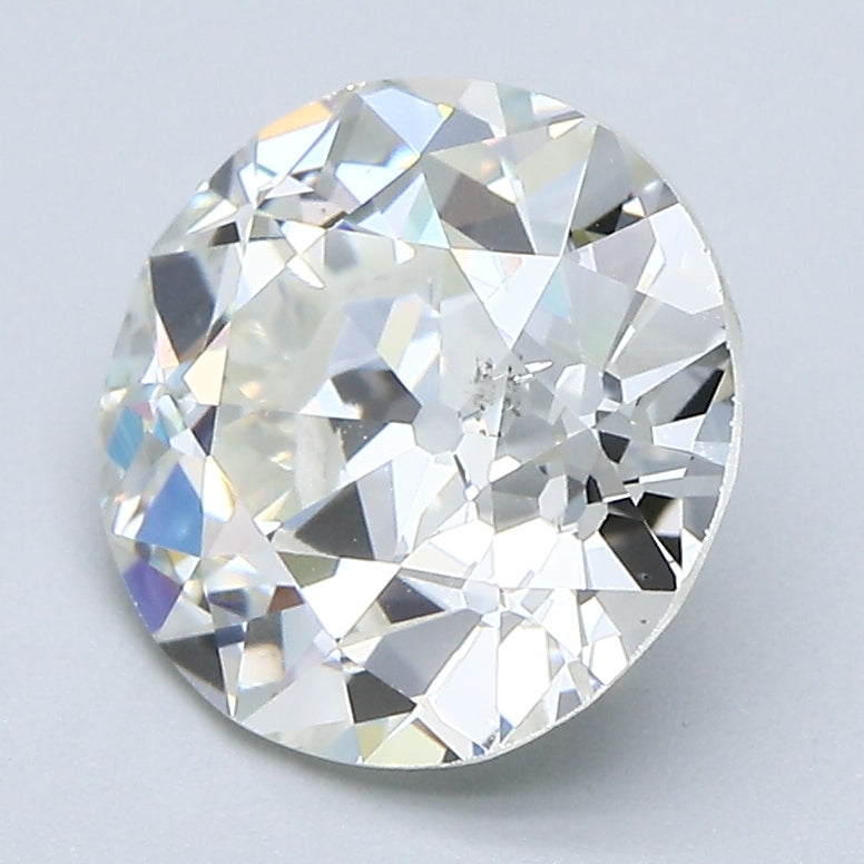 3.03 Carat Old European Cut Diamond color J Clarity SI1
