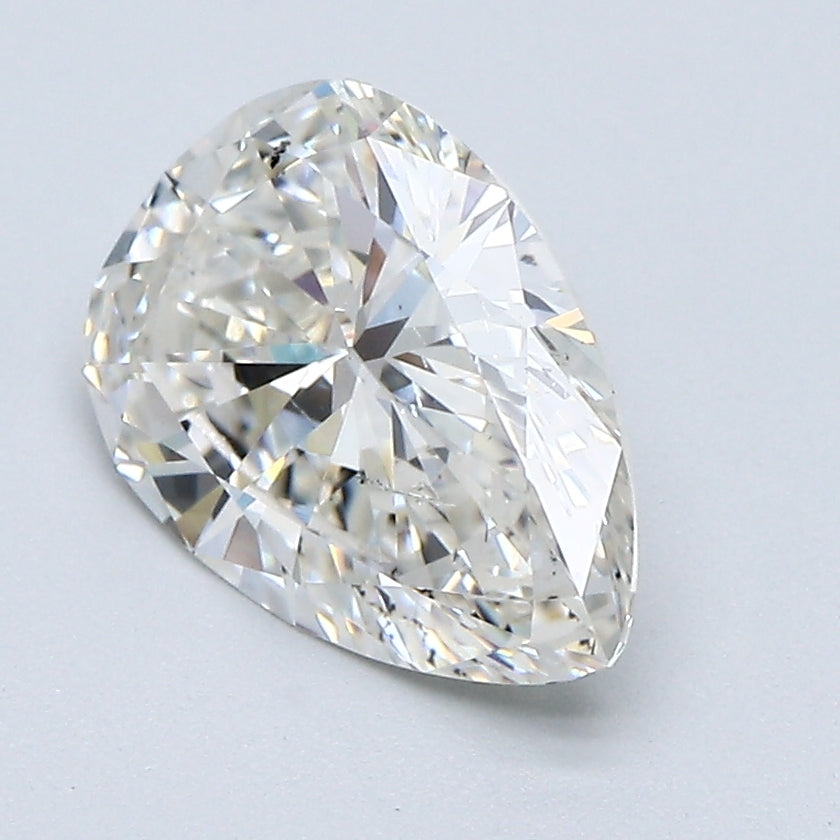 2.00 Carat Pear Shape Diamond color J Clarity SI1