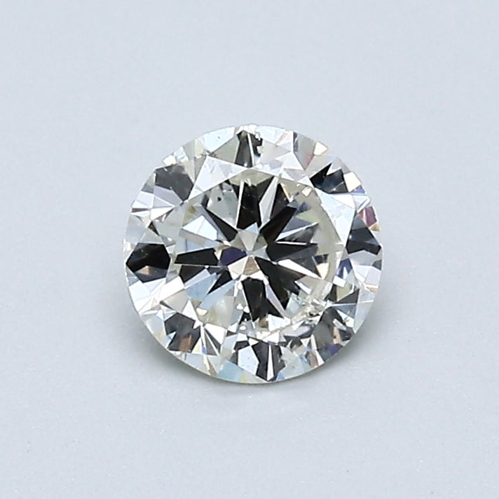 0.52 Carat Round Brilliant Diamond color J Clarity SI2