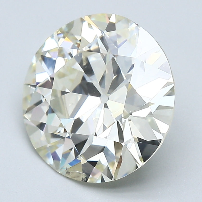 3.81 Carat Old European Cut Diamond color N Clarity SI2