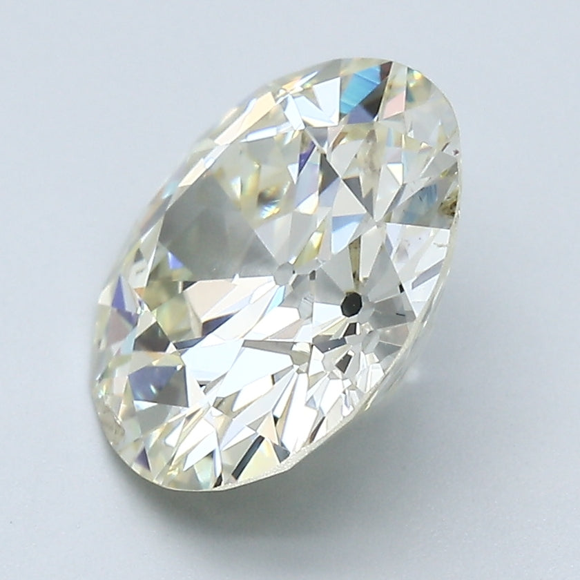 3.81 Carat Old European Cut Diamond color N Clarity SI2