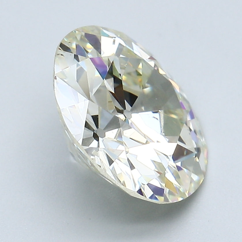 3.81 Carat Old European Cut Diamond color N Clarity SI2