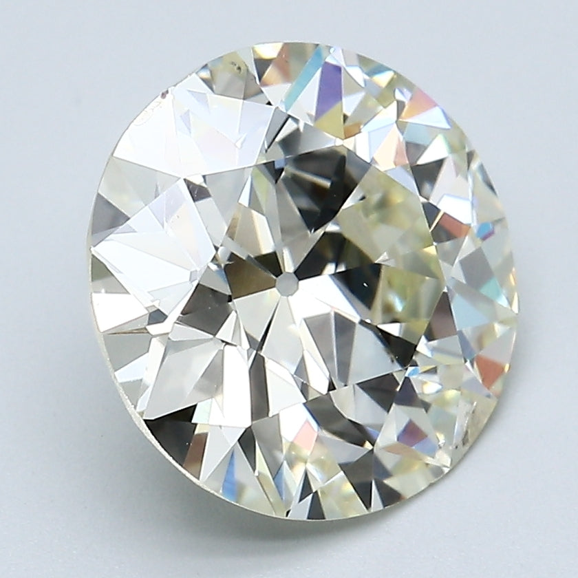 3.81 Carat Old European Cut Diamond color N Clarity SI2