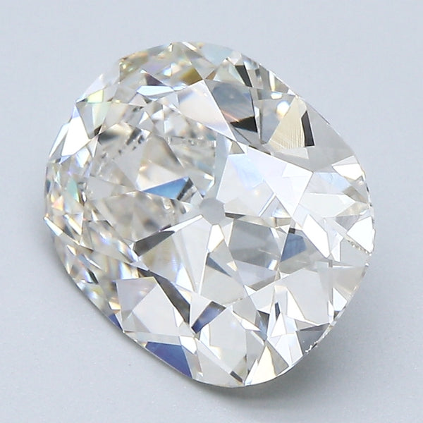 3.42 Carat Old Miner Cut Diamond color K Clarity VVS2