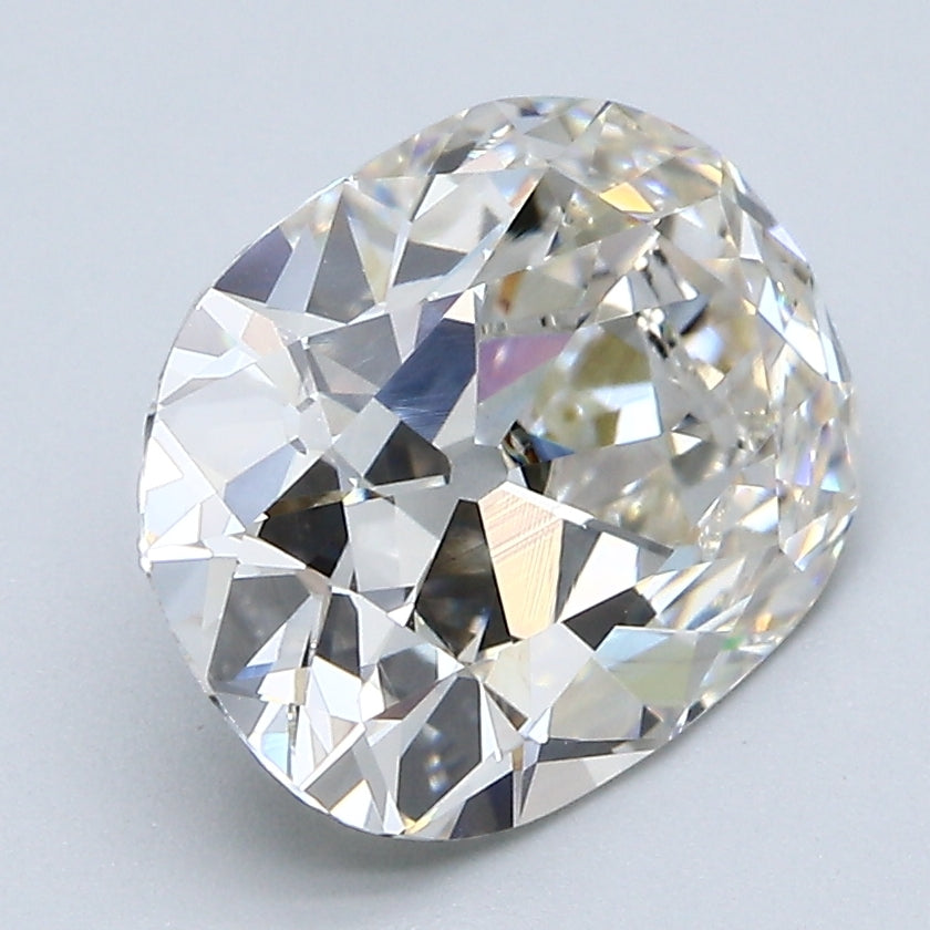 3.42 Carat Old Miner Cut Diamond color K Clarity VVS2