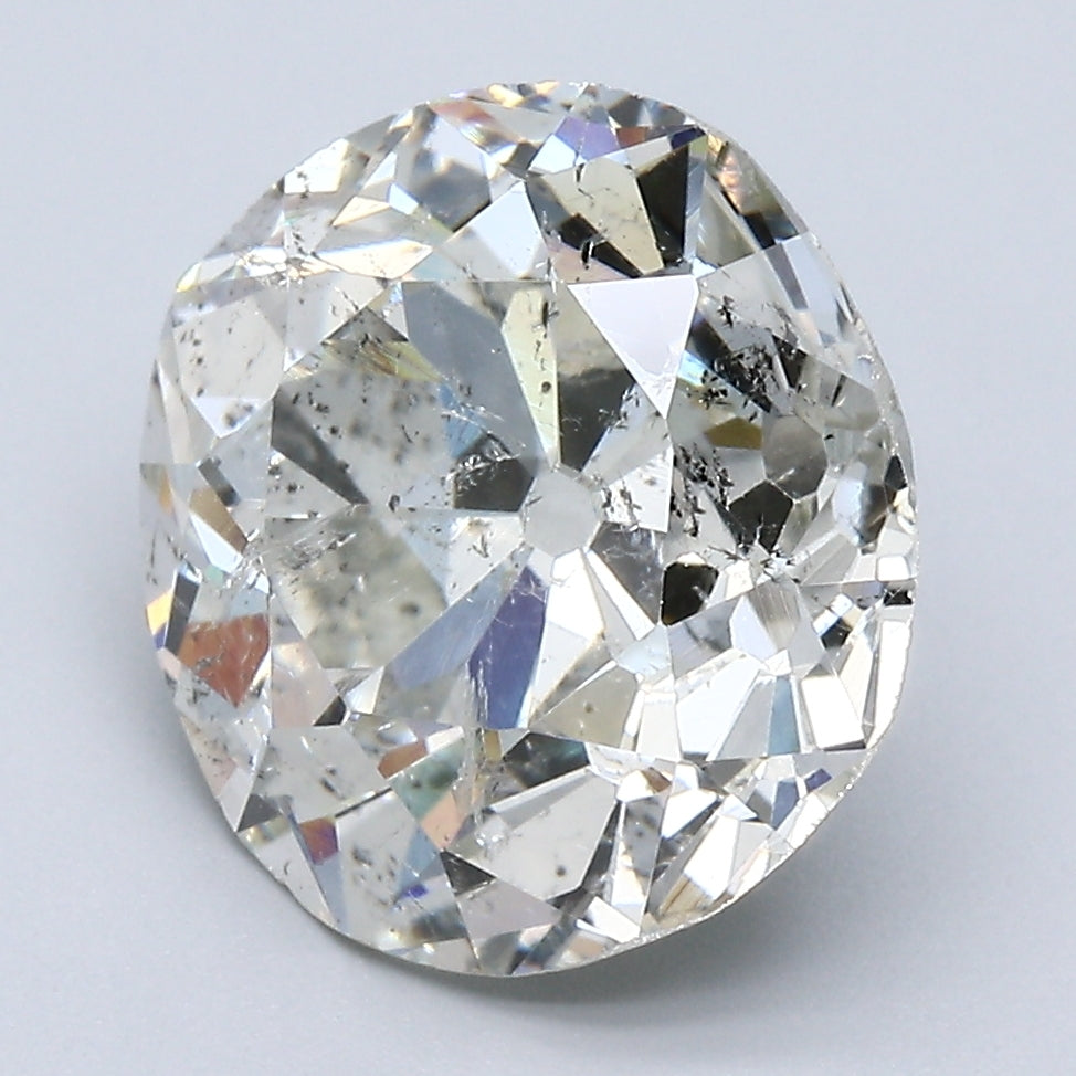 5.65 Carat Old Miner Cut Diamond color K Clarity I1