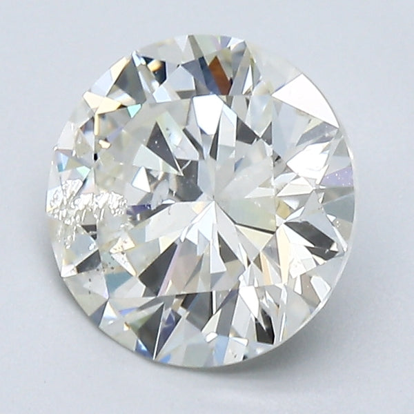 1.87 Carat Round Brilliant Diamond color J Clarity I1