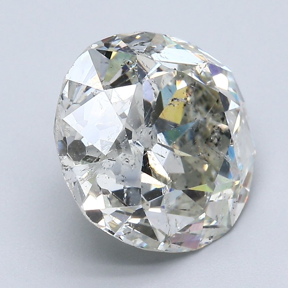 5.65 Carat Old Miner Cut Diamond color K Clarity I1