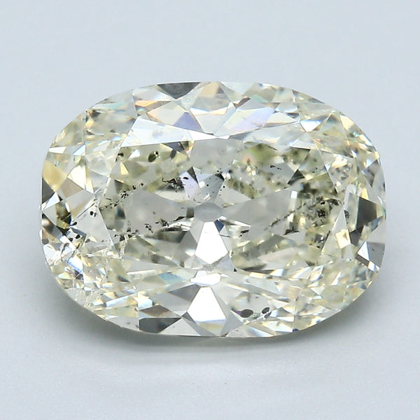 4.68 Carat Old Miner Cut Diamond color N Clarity I1