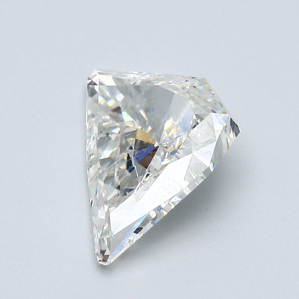 2.41 Carat Shield Shape Diamond color E Clarity SI2