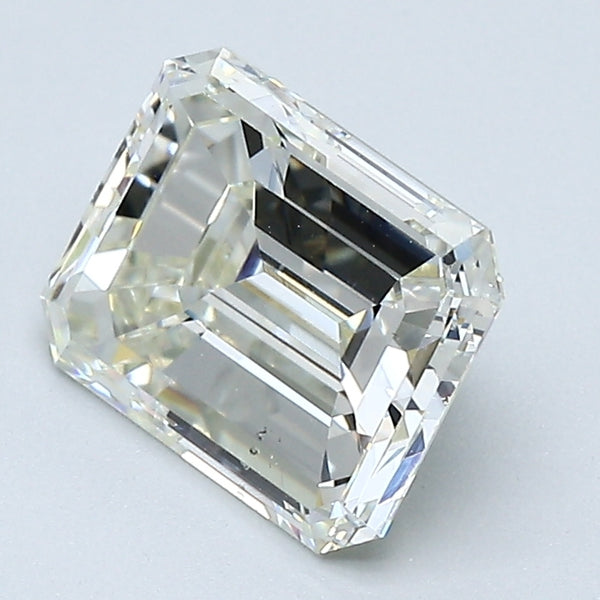 2.04 Carat Emerald Cut Natural Mined Diamond GIA Certified color K Clarity SI1