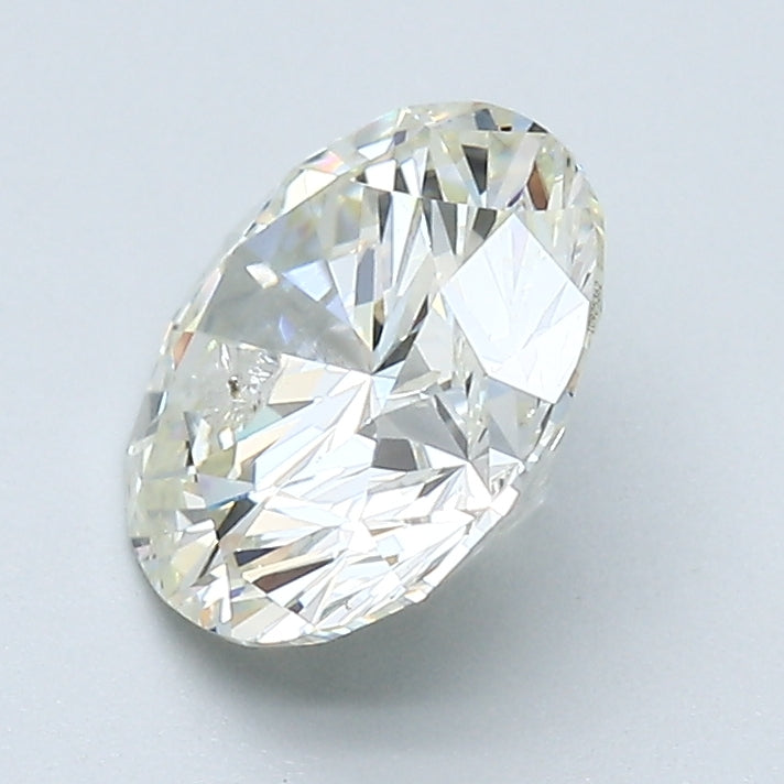 2.06 Carat Round Brilliant Diamond color J Clarity I2