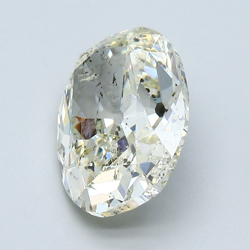 4.68 Carat Old Miner Cut Diamond color N Clarity I1