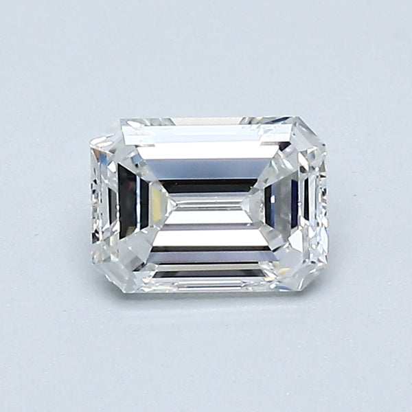 0.56 Carat Emerald Cut Diamond color F Clarity VS2