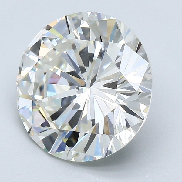 3.45 Carat Round Brilliant Diamond color J Clarity VS1