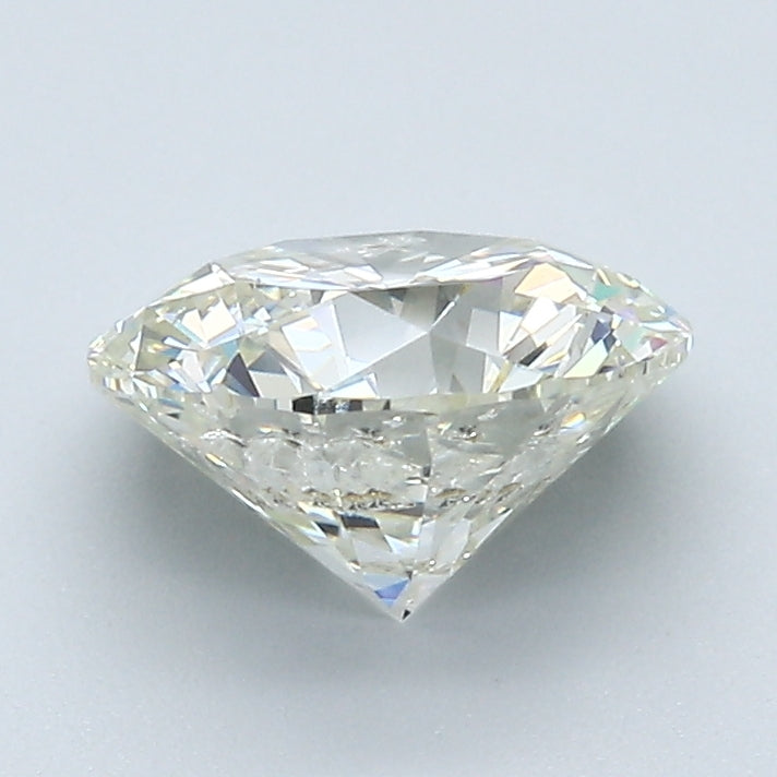 2.06 Carat Round Brilliant Diamond color J Clarity I2