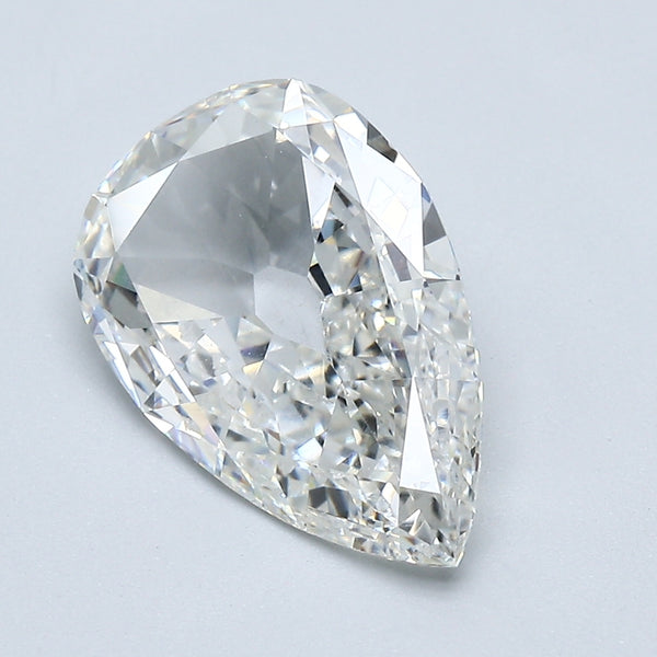 2.71 Carat Pear Shape Diamond color H Clarity VS2
