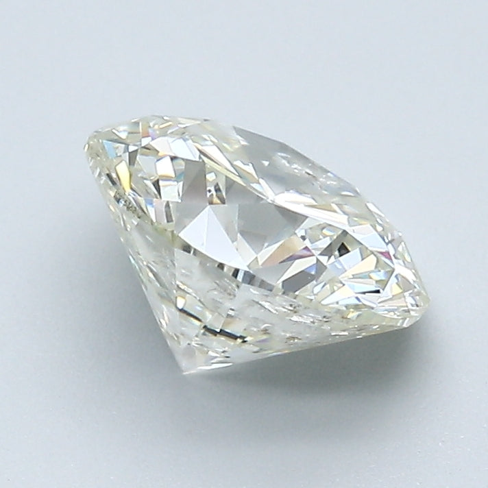 2.06 Carat Round Brilliant Diamond color J Clarity I2