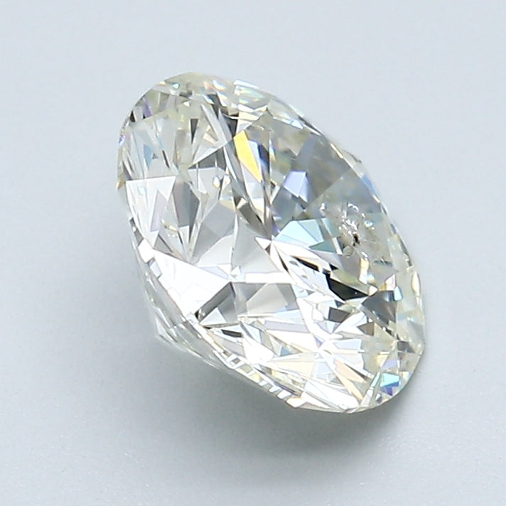 2.06 Carat Round Brilliant Diamond color J Clarity I2