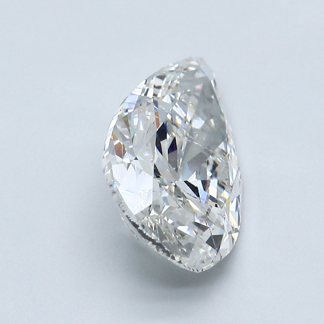 2.97 Carat Pear Shape Diamond color H Clarity I1