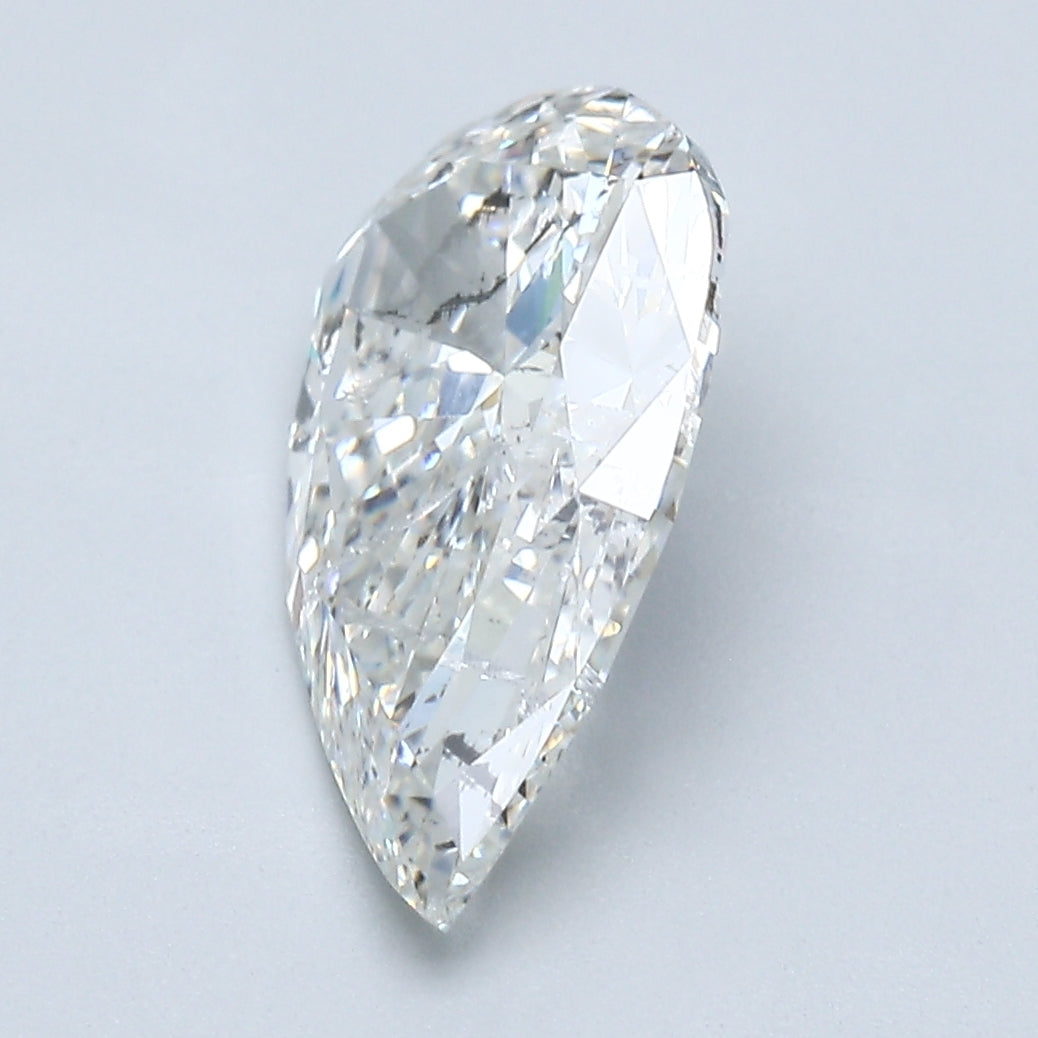 2.97 Carat Pear Shape Diamond color H Clarity I1