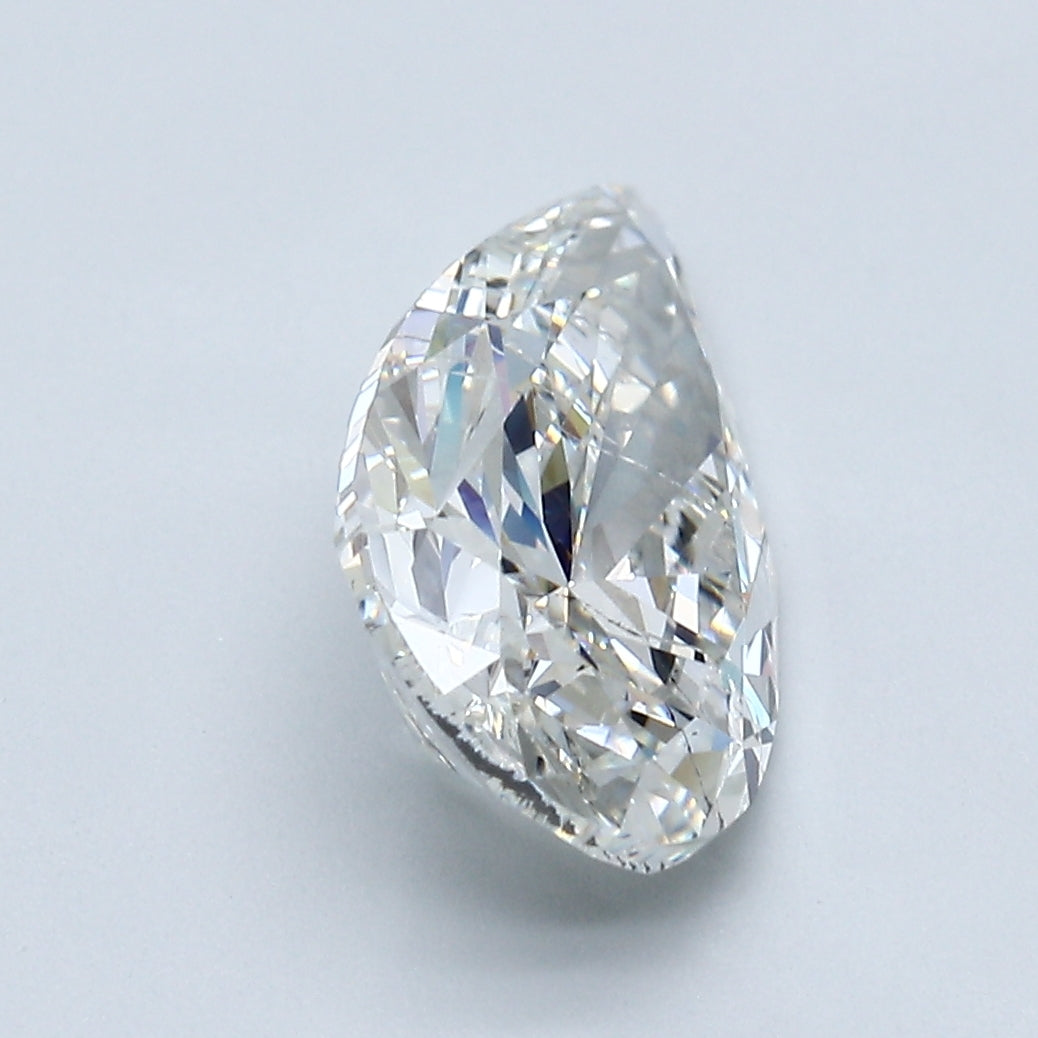 2.97 Carat Pear Shape Diamond color H Clarity I1