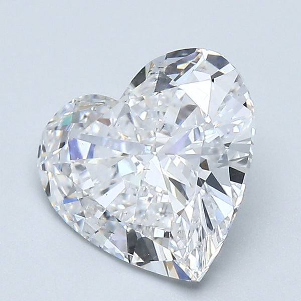 2.09 Carat Heart Shape Diamond color E Clarity SI1