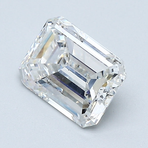 1.39 Carat Emerald Cut Diamond color F Clarity SI2