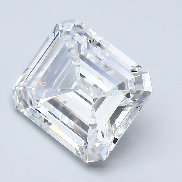 5.06 Carat Emerald Cut Diamond color D Clarity SI1