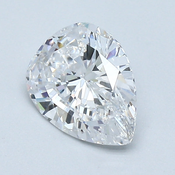 1.08 Carat Pear Shape Diamond color D Clarity I1