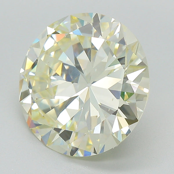 4.94 Carat Round Brilliant Diamond color O Clarity VS1
