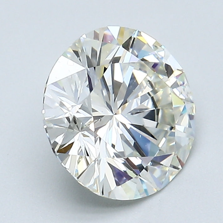 2.07 Carat Round Brilliant Diamond color J Clarity SI1