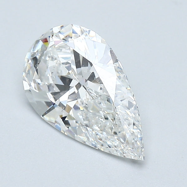 2.01 Carat Pear Shape Diamond color G Clarity SI1