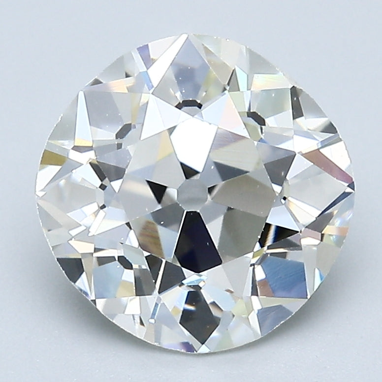 3.32 Carat Old Miner Cut Diamond color J Clarity VVS2