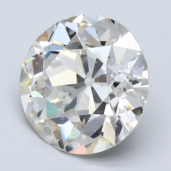 3.43 Carat Old European Cut Diamond color K Clarity SI1